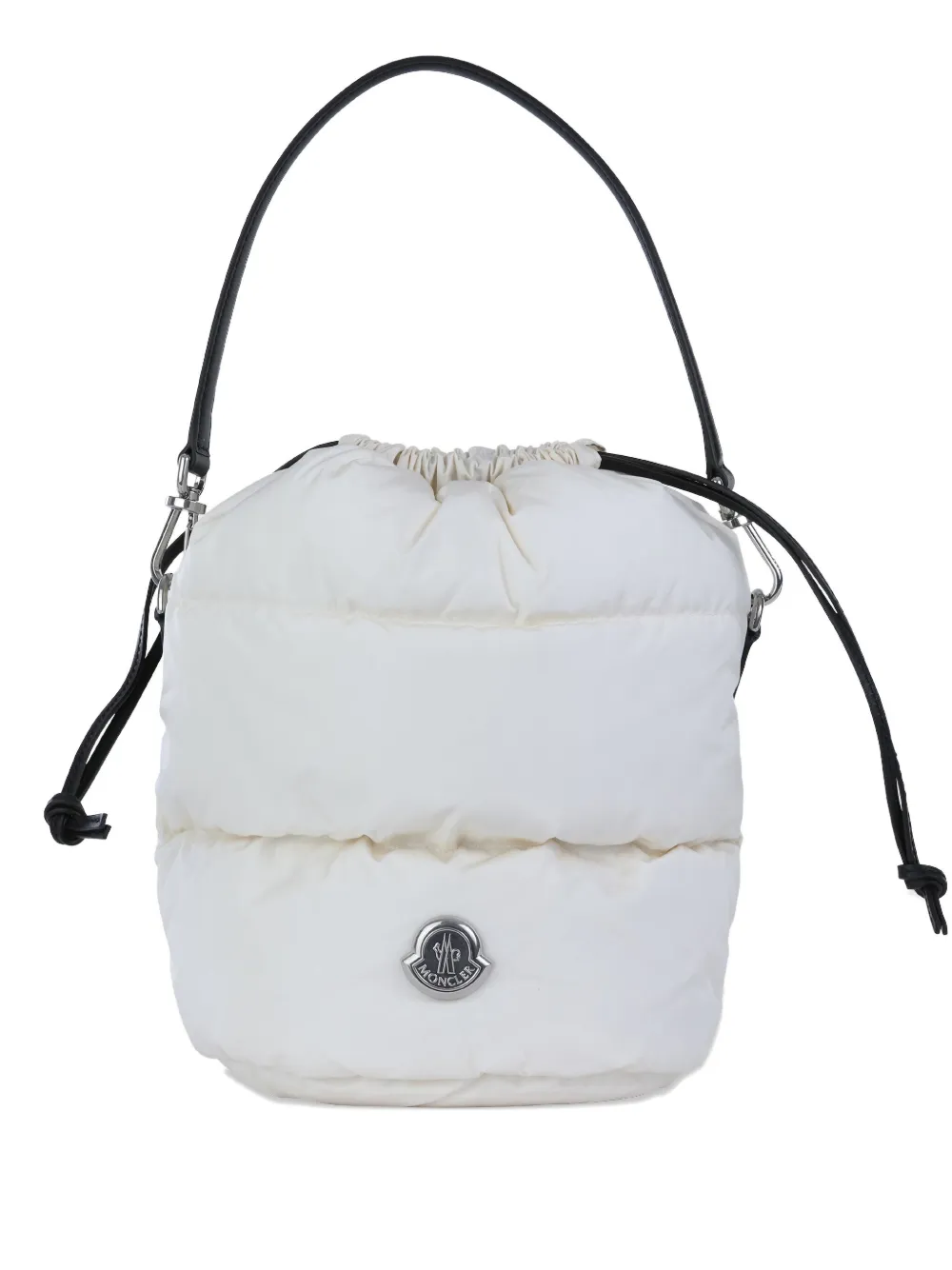 Moncler Caradoc gewatteerde bucket-tas Wit