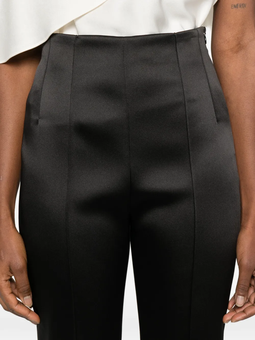 WARDROBE.NYC High waist pantalon Zwart
