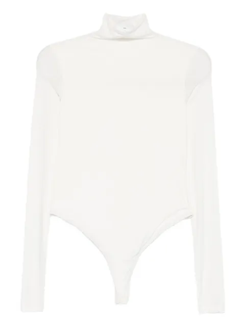 WARDROBE.NYC بودي سوت بأكمام طويلة ورقبة عالية مطوية