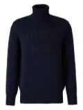 Givenchy logo turtleneck sweater - Blue