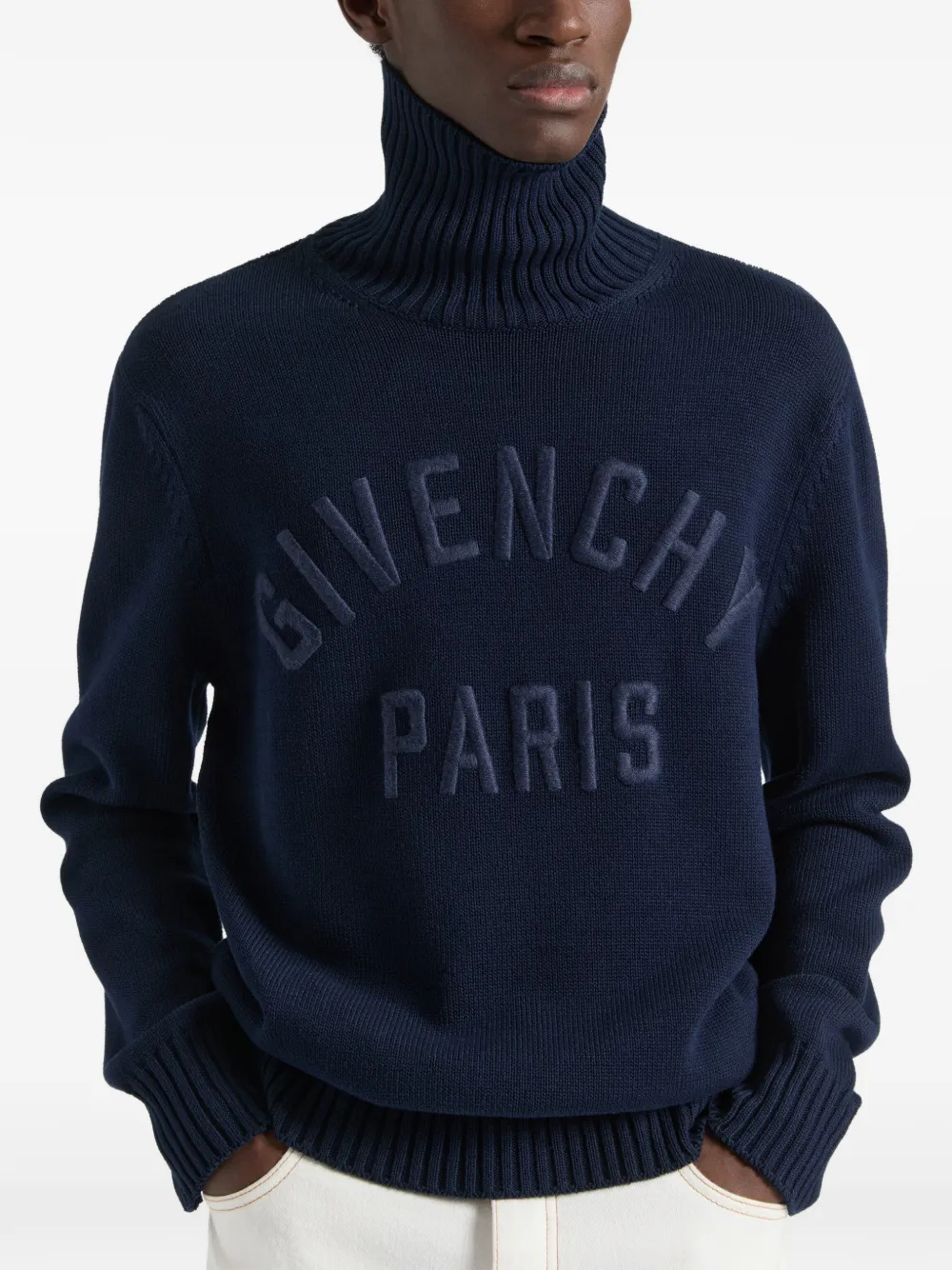 Givenchy Coltrui met logo Blauw