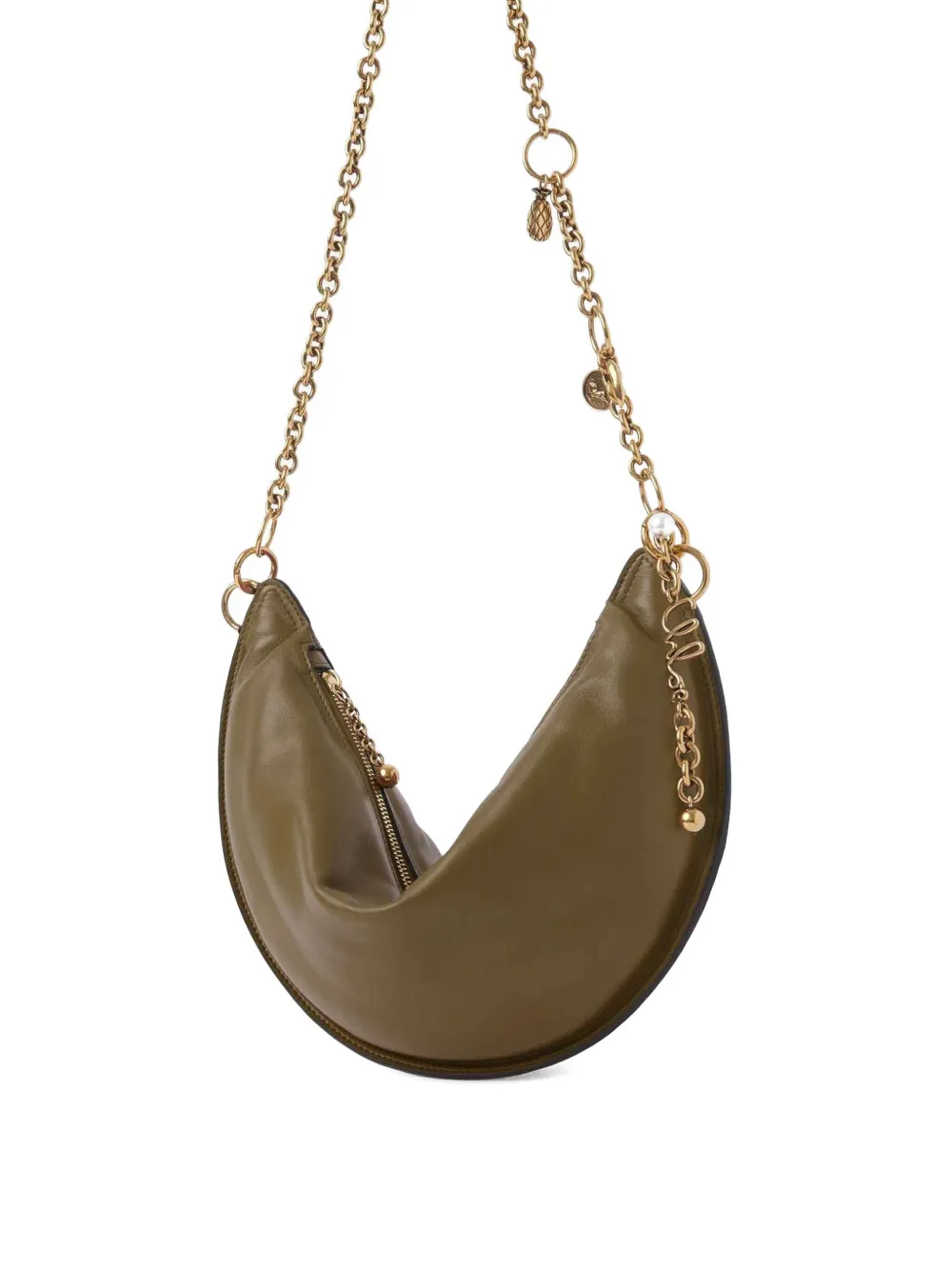 Chloé Icons schoudertas met ketting Groen