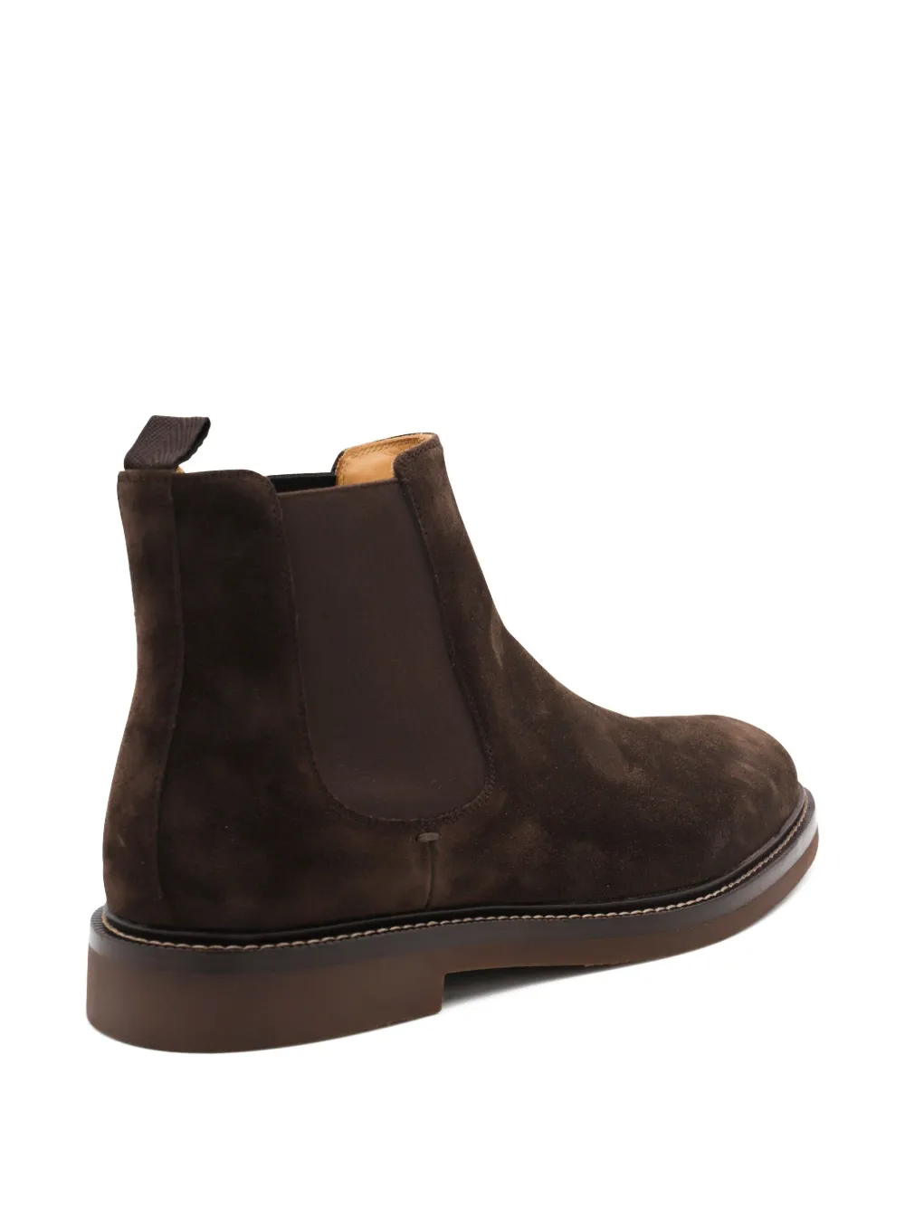 Brunello Cucinelli suede Chelsea boots Brown