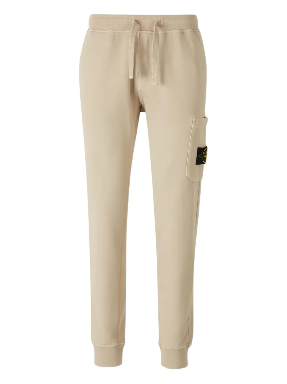 Stone Island Patch-pocket Drawstring Trousers In Neutral