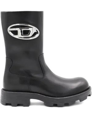 Rick Owens Beatle Mega Tractor Boots | Black | FARFETCH RO