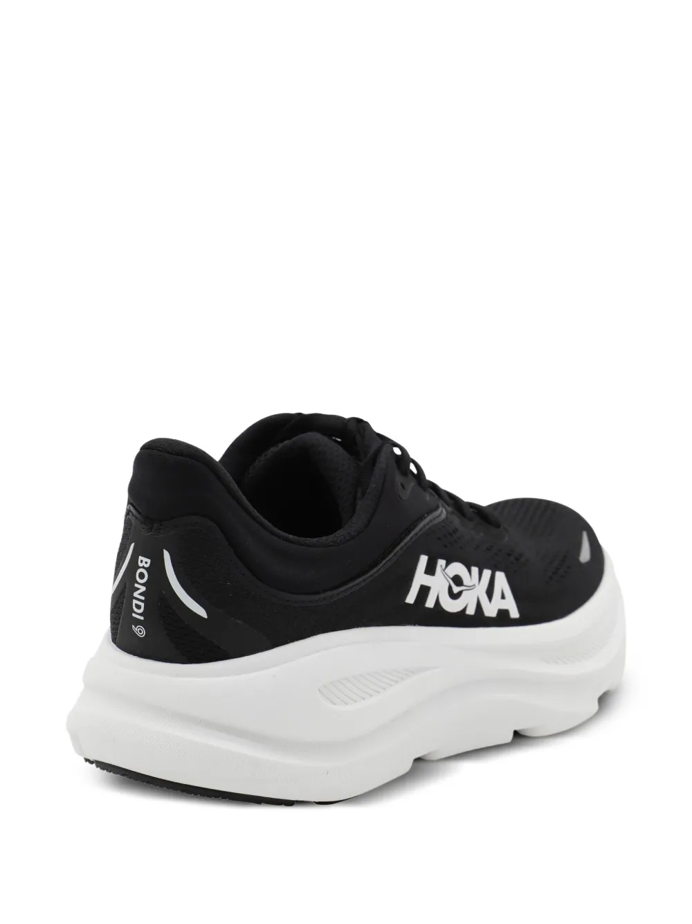 HOKA logo-detail lace-up sneakers Black