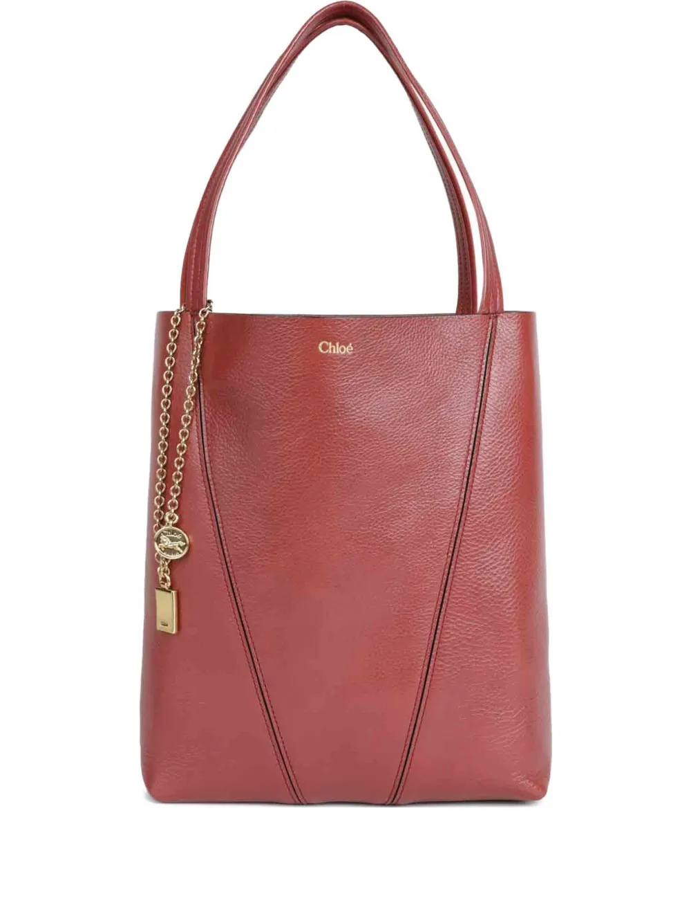Chloé Spin Tote Bag In Red