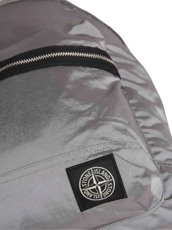 Stone Island メタリック バックパック | グレー | FARFETCH JP