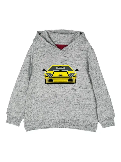 Mostly Heard Rarely Seen 8-Bit car-print cotton hoodie