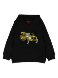 Mostly Heard Rarely Seen 8-Bit vehicle-graphic cotton hoodie - Black
