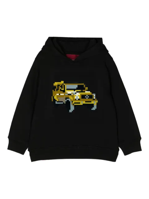 Mostly Heard Rarely Seen 8-Bit vehicle-graphic cotton hoodie