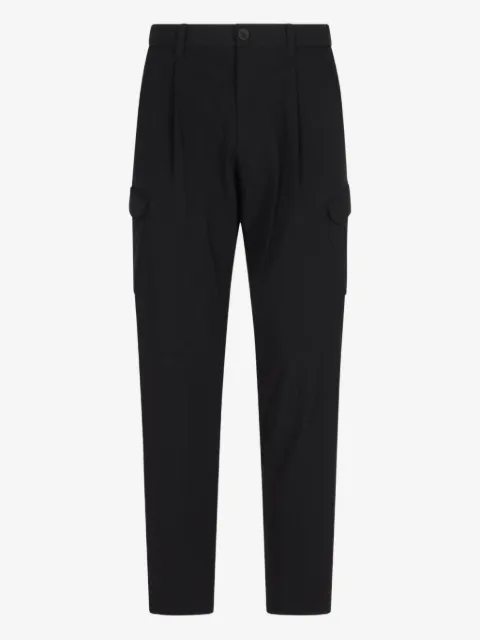 Herno logo-plaque cargo-pockets trousers