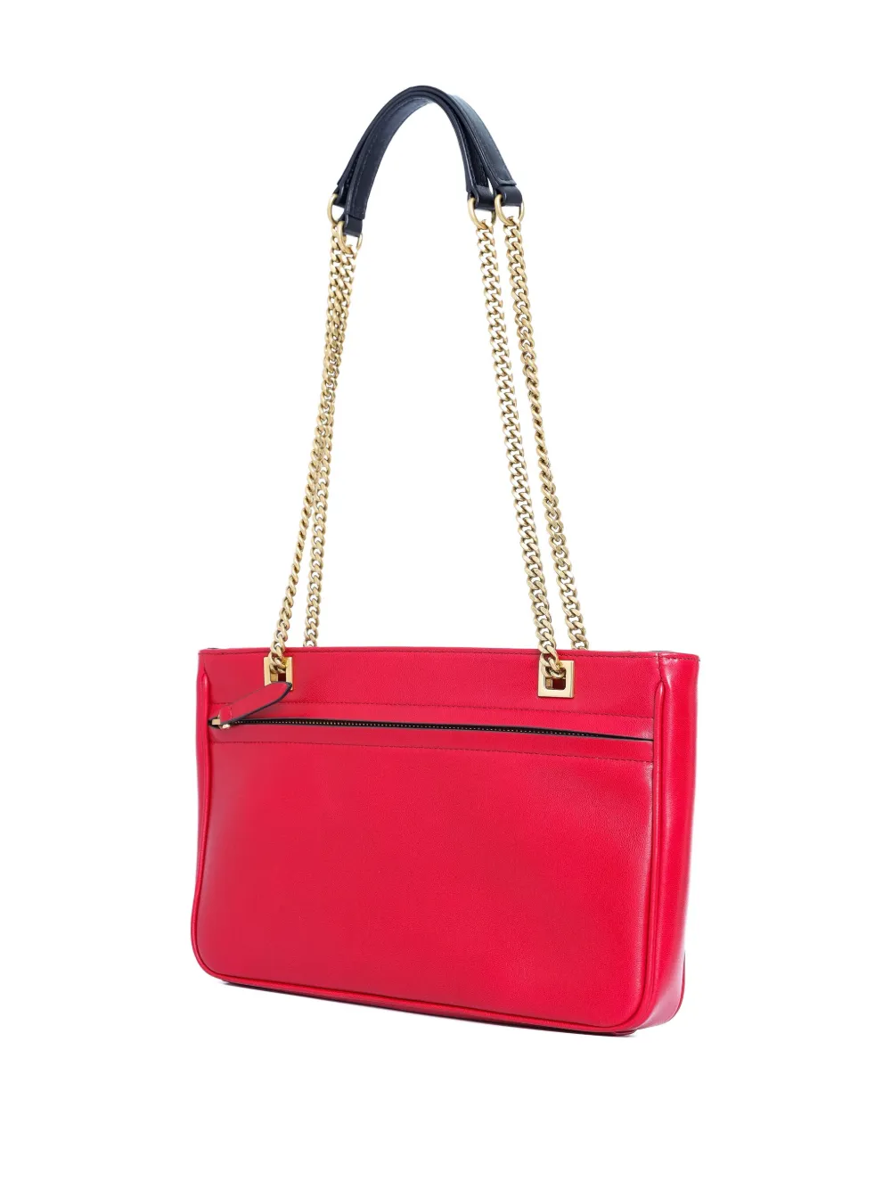 Valentino Garavani Shopper met ketting en V-logo - Rood