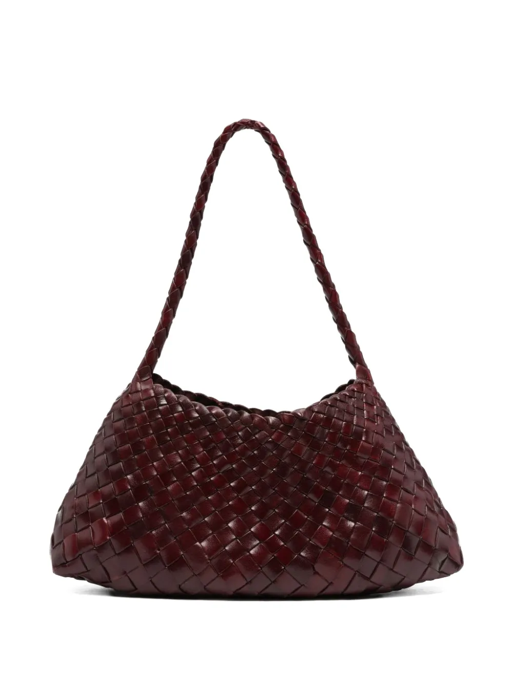 Dragon Diffusion Rosanna Woven Shoulder Bag In Red