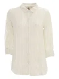 Barbour striped linen shirt - White