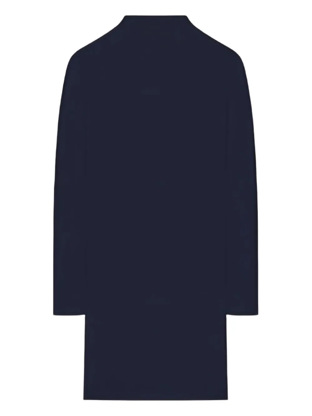 Duno Mandarin-collar Coat In Blue