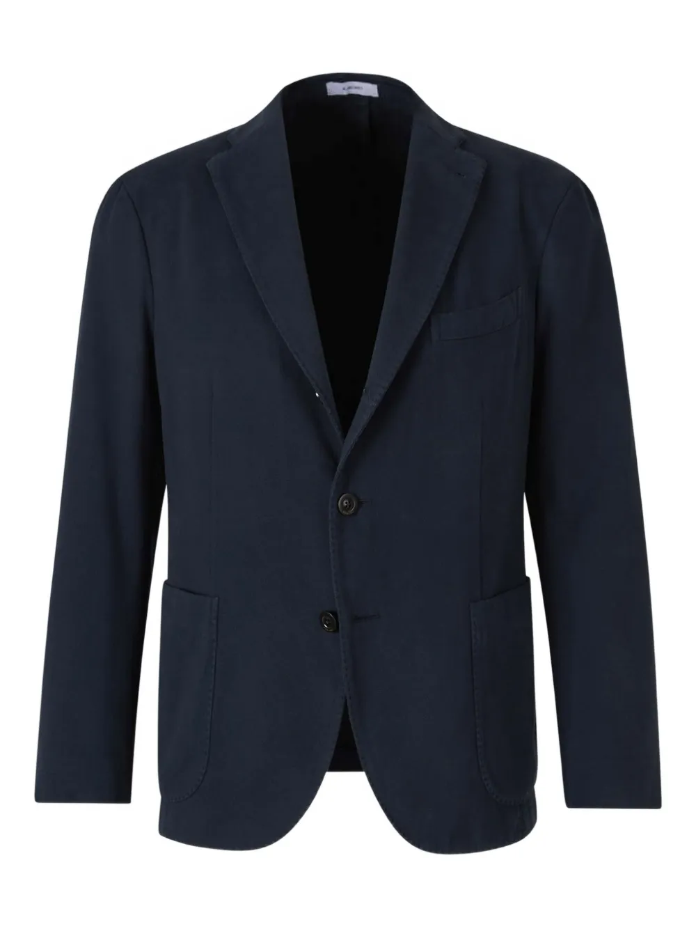 Boglioli notched-lapel single-breasted blazer Blauw
