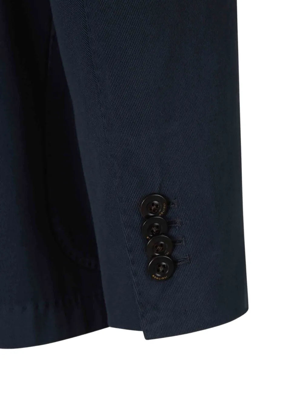 Boglioli notched-lapel single-breasted blazer Blauw