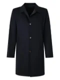 Kired button-fastening collared coat - Blue
