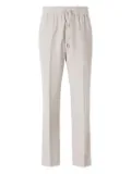 Brioni drawstring-waist trousers - Grey