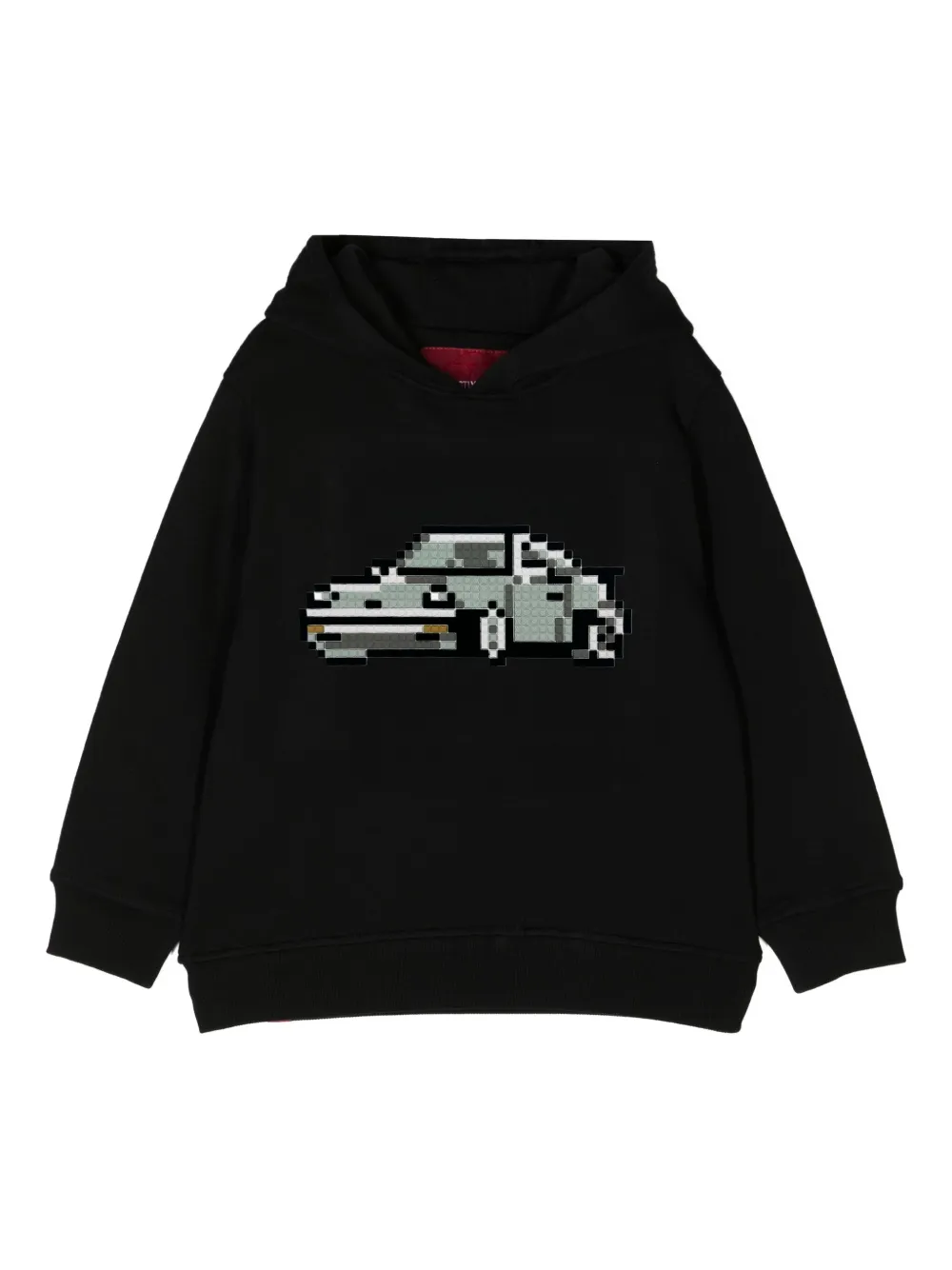 Mostly Heard Rarely Seen 8-Bit Hoodie met grafische print Zwart