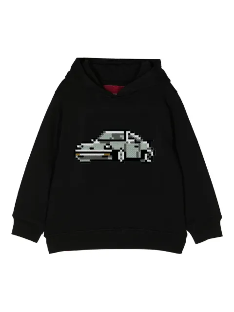 Mostly Heard Rarely Seen 8-Bit pixel-car graphic cotton hoodie