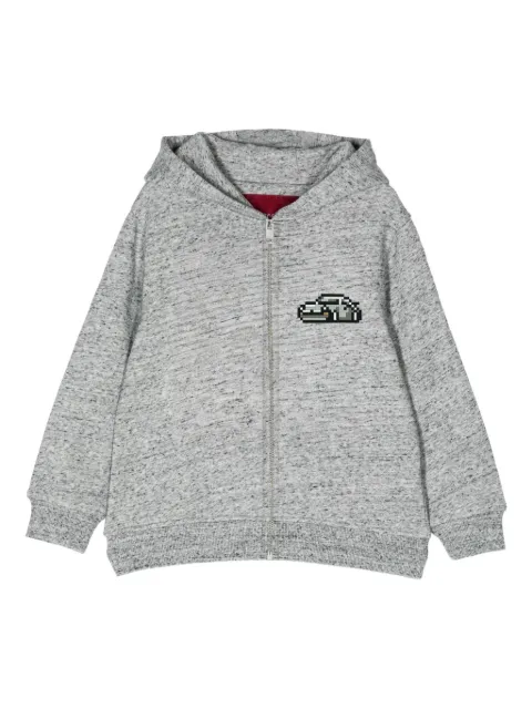 Mostly Heard Rarely Seen 8-Bit car-print zip hoodie