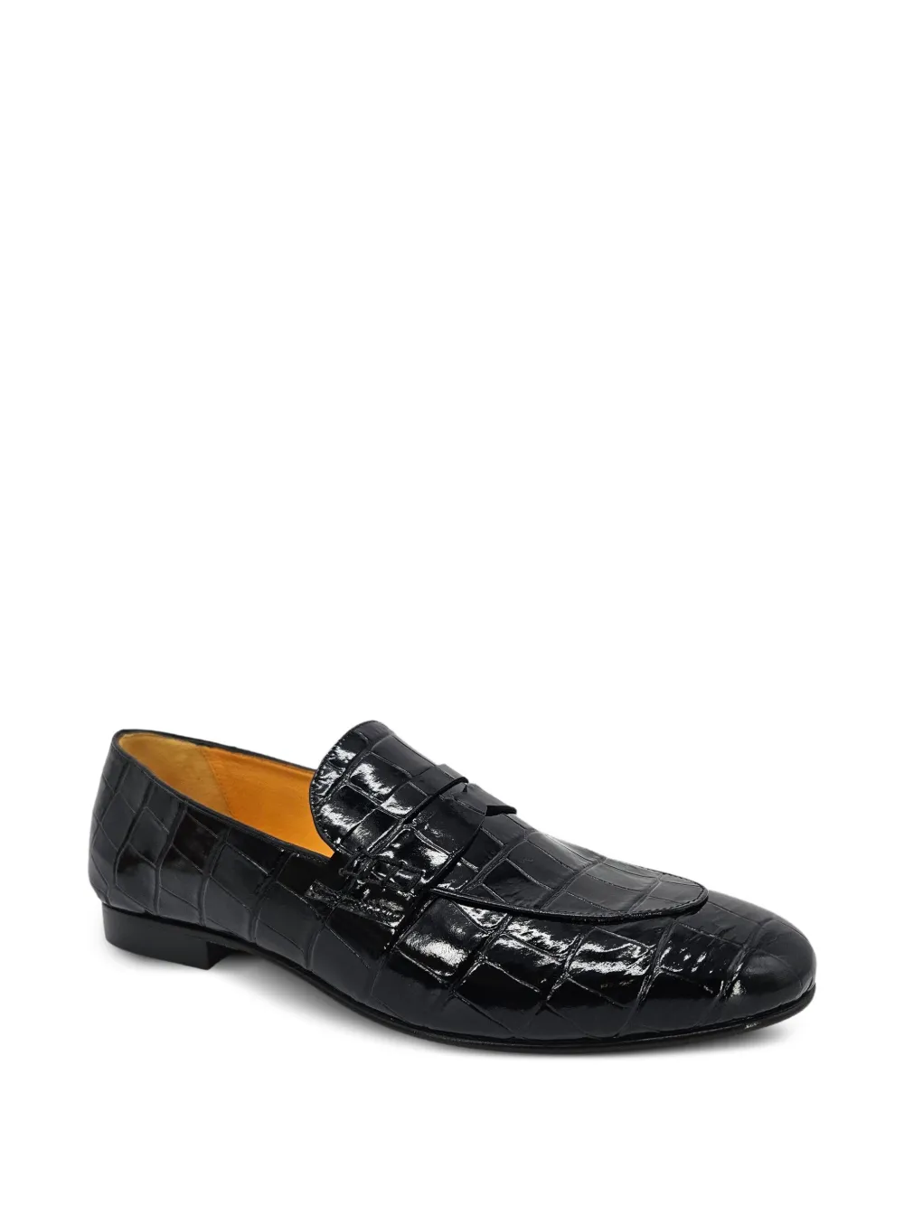 Madison.Maison crocodile-effect penny loafers | Image 2