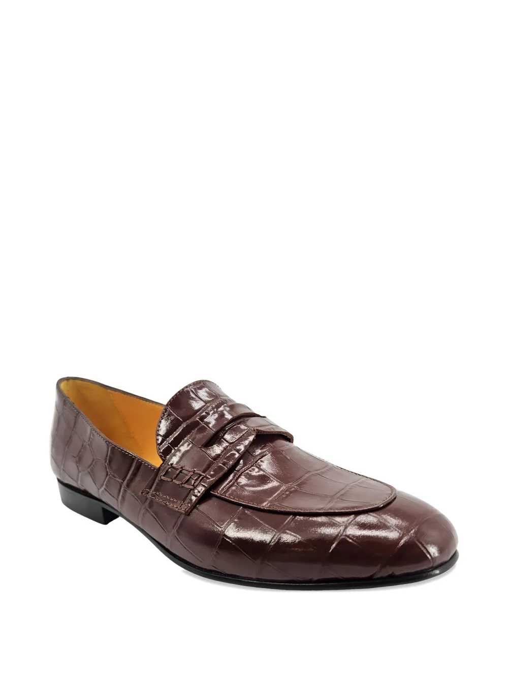 Madison.Maison crocodile-embossed loafers | Image 2