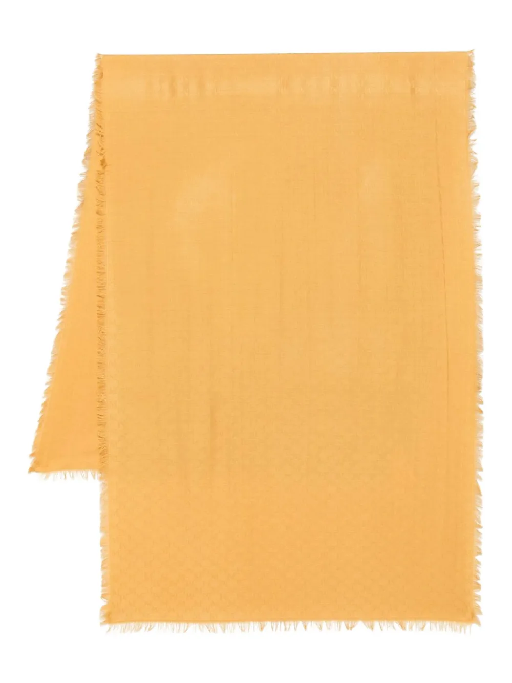 Max Mara Umes Monogram Scarf In Yellow