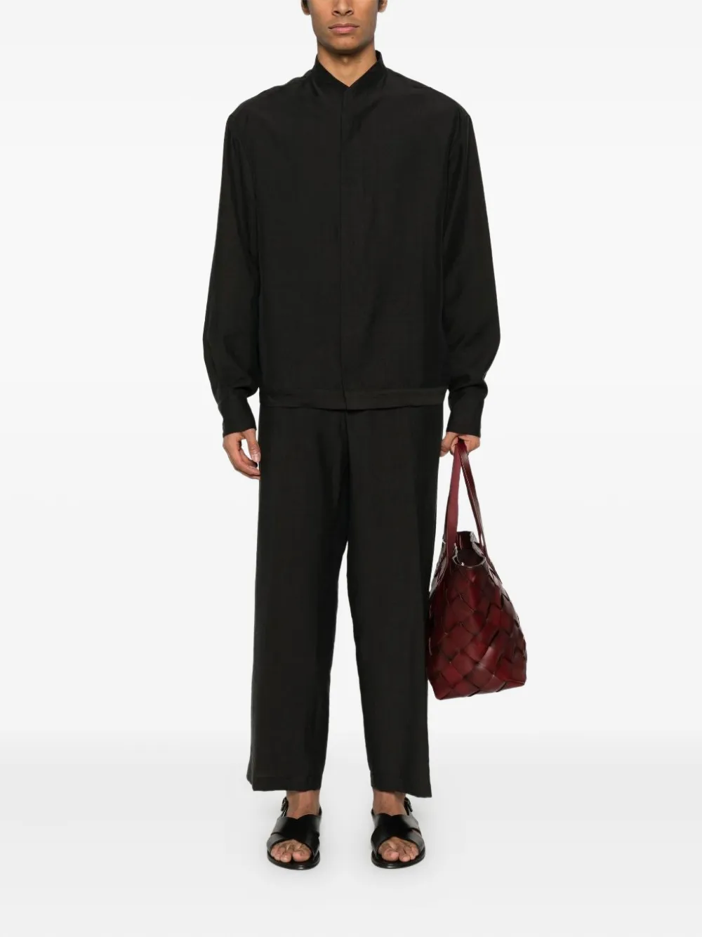 Costumein elastic-waistband trousers | Cropped Pants | Image 2