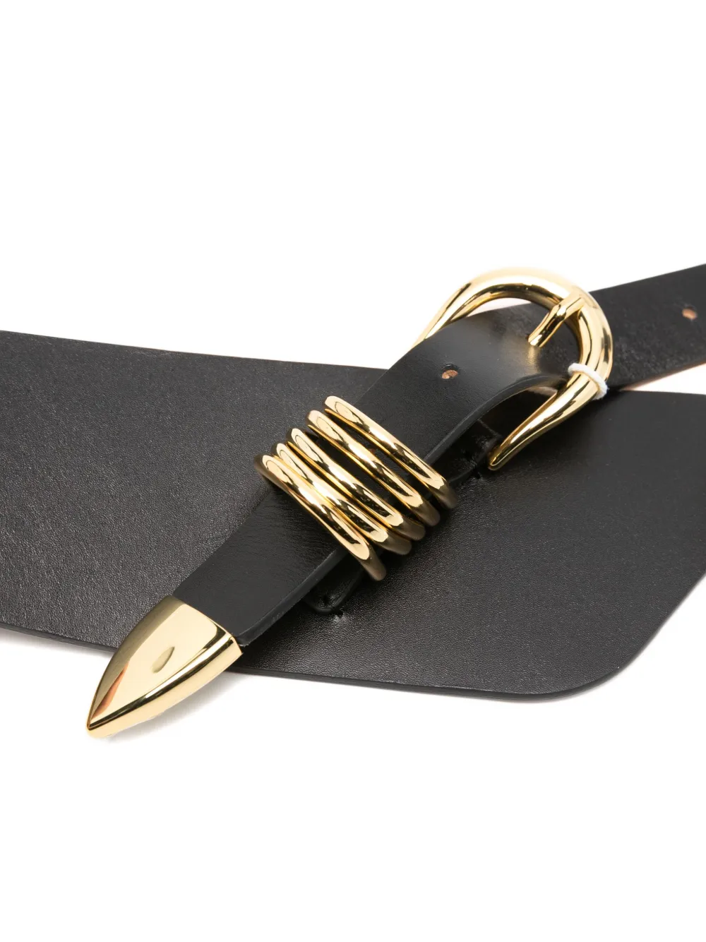 Déhanche Alcott ring detail belt - Zwart