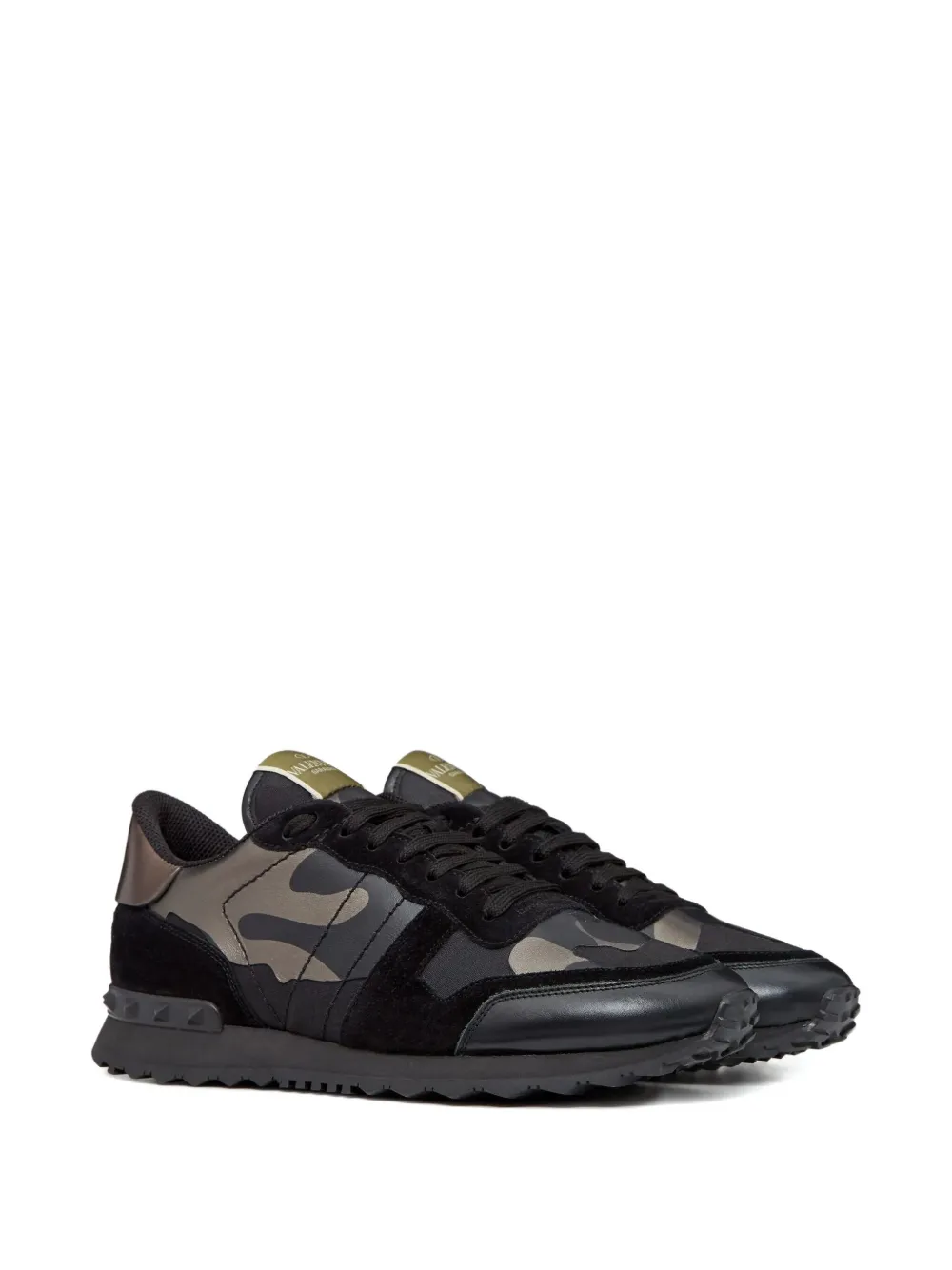Valentino Garavani Rockrunner camouflage-print sneakers Black