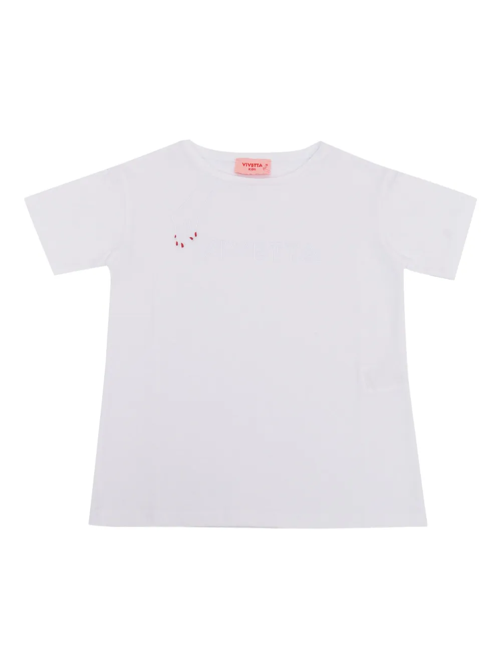 Vivetta embroidered logo T-shirt | White | Image 1