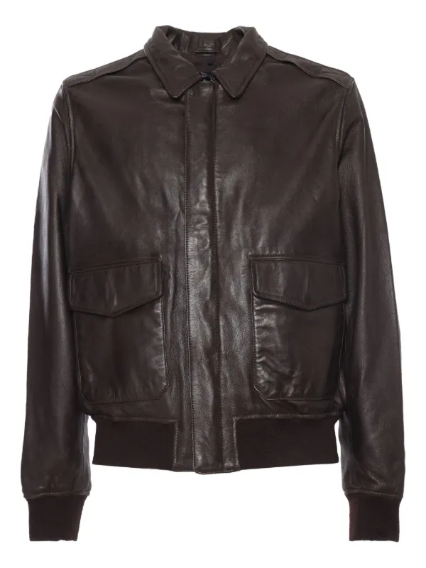 ジャケット・アウター Schott leather jacket 641BLKFRONTDSC_03551.jpg