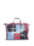 MC2 Saint Barth Colette patchwork fringed tote bag - Red