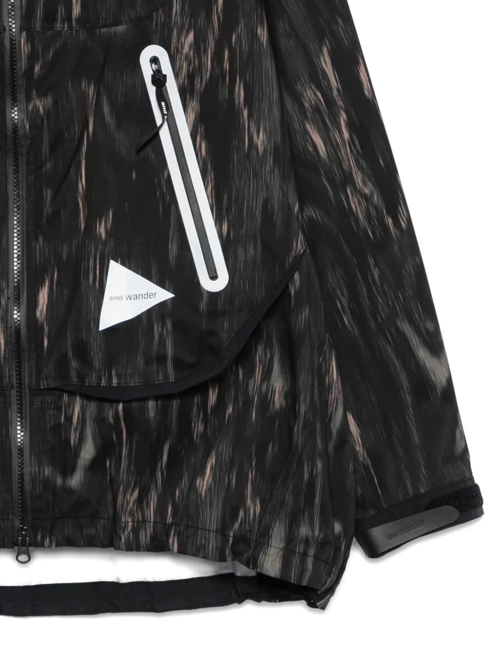 And Wander Zip-pocket Jacket In Black