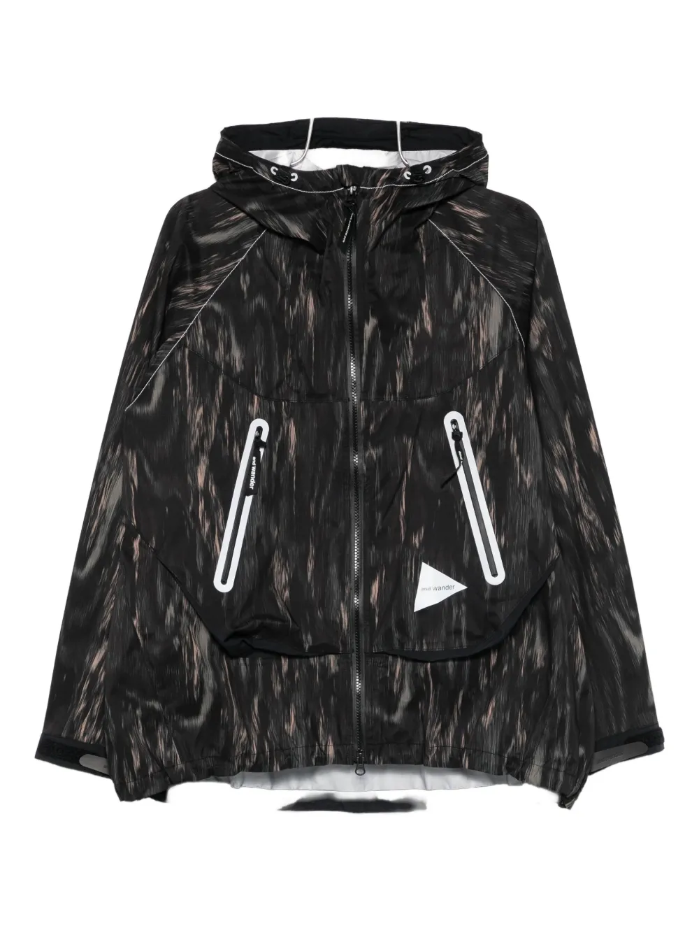 And Wander Zip-pocket Jacket In Black