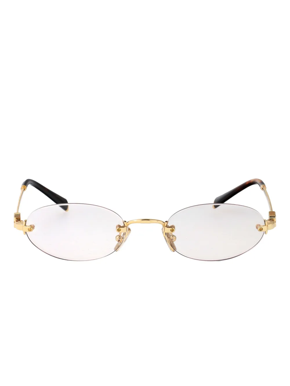 Miu Eyewear oval-frame sunglasses 5AK08N