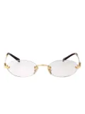 Miu Miu Eyewear oval-frame sunglasses - 5AK08N