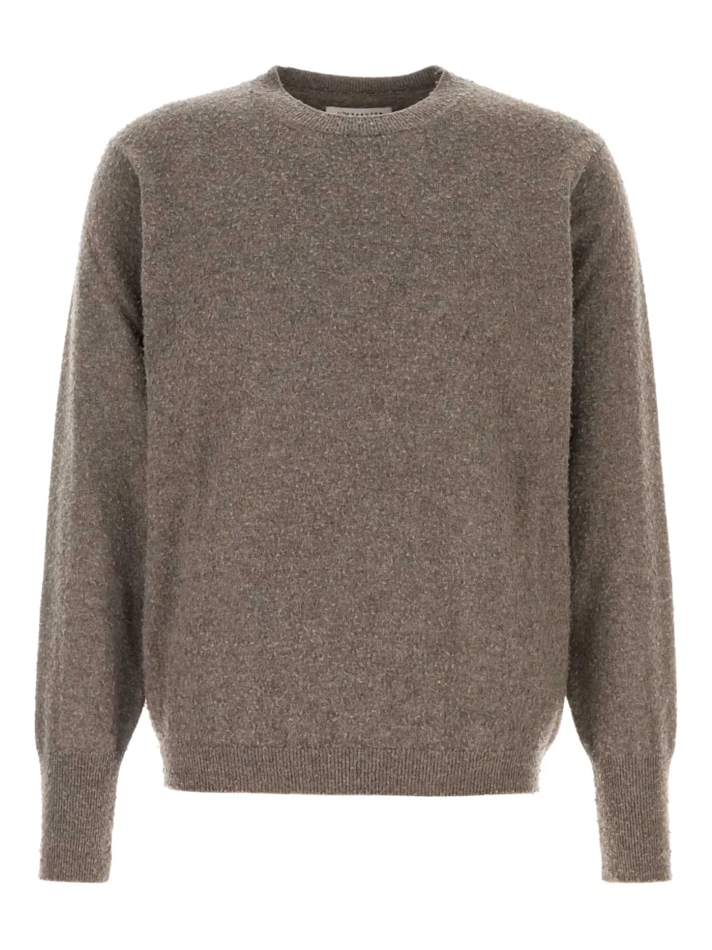 Maison Margiela Trui met logo en stiksel Bruin
