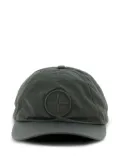 Stone Island logo-patch cap - Green