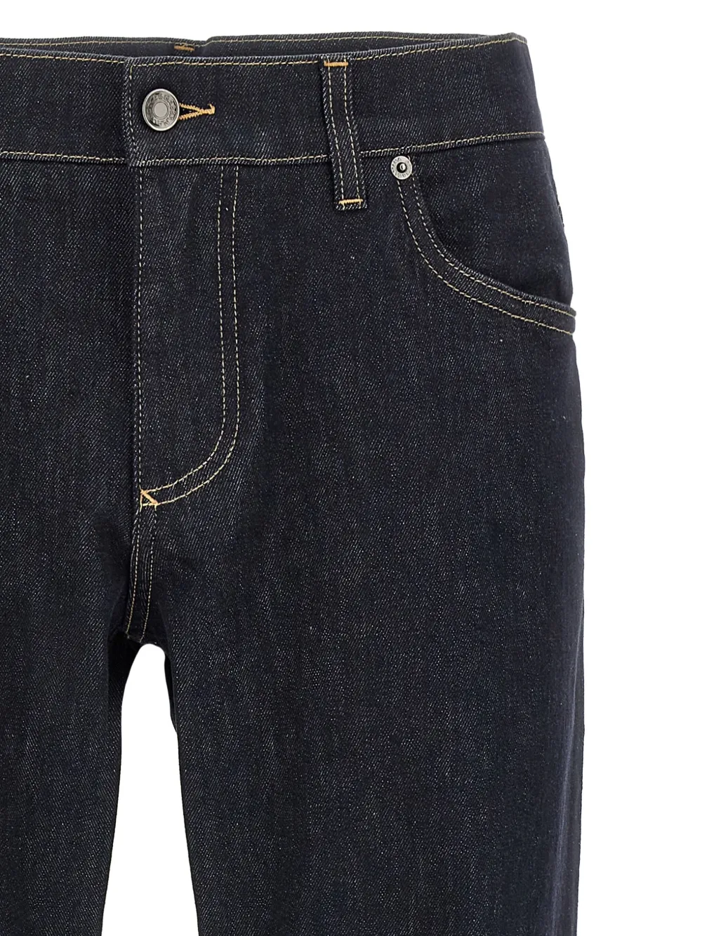 Dolce & Gabbana Jeans met logoplakkaat Blauw