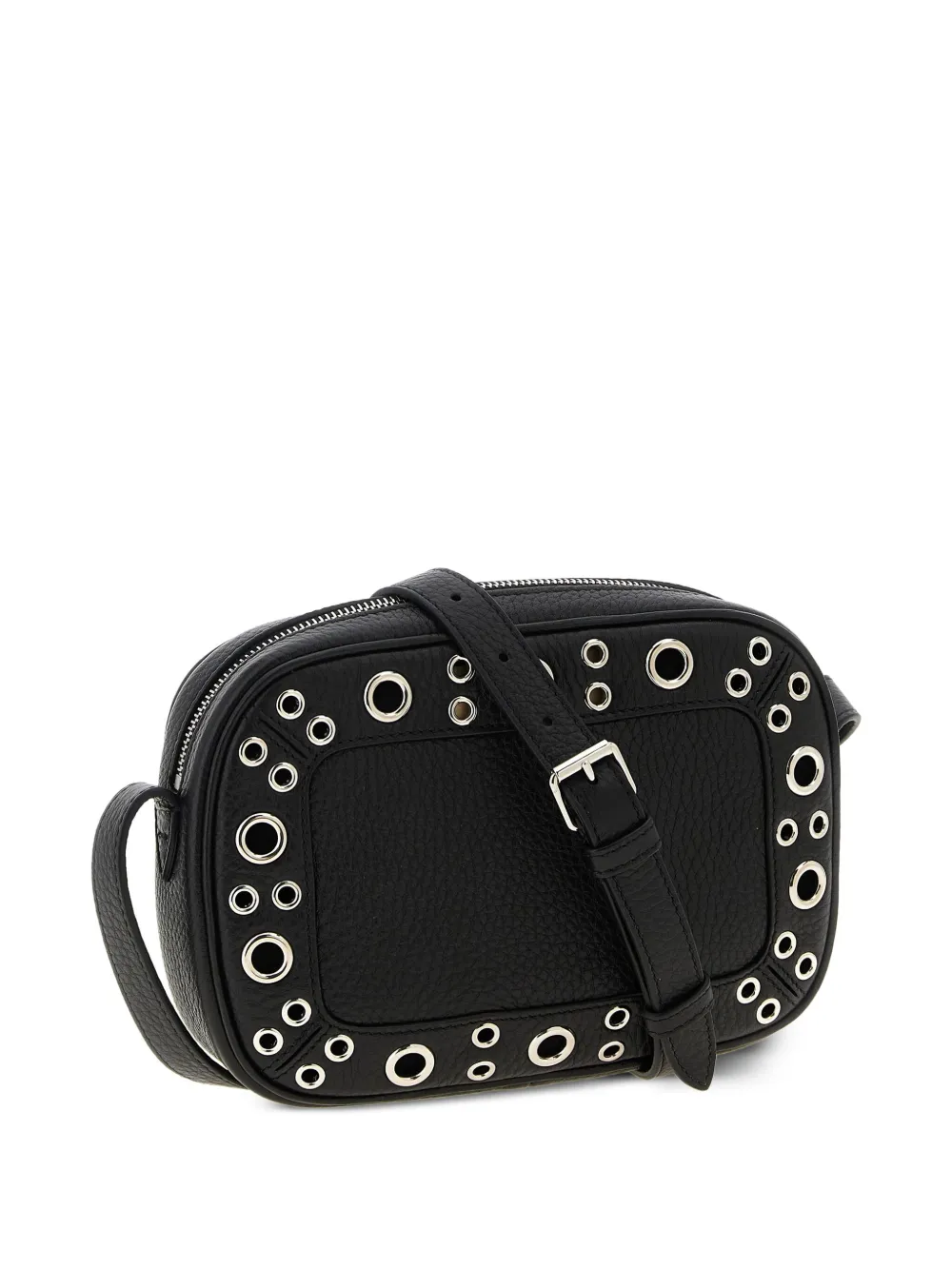 Valentino Garavani Nellcôte stud-embellished shoulder bag - Zwart
