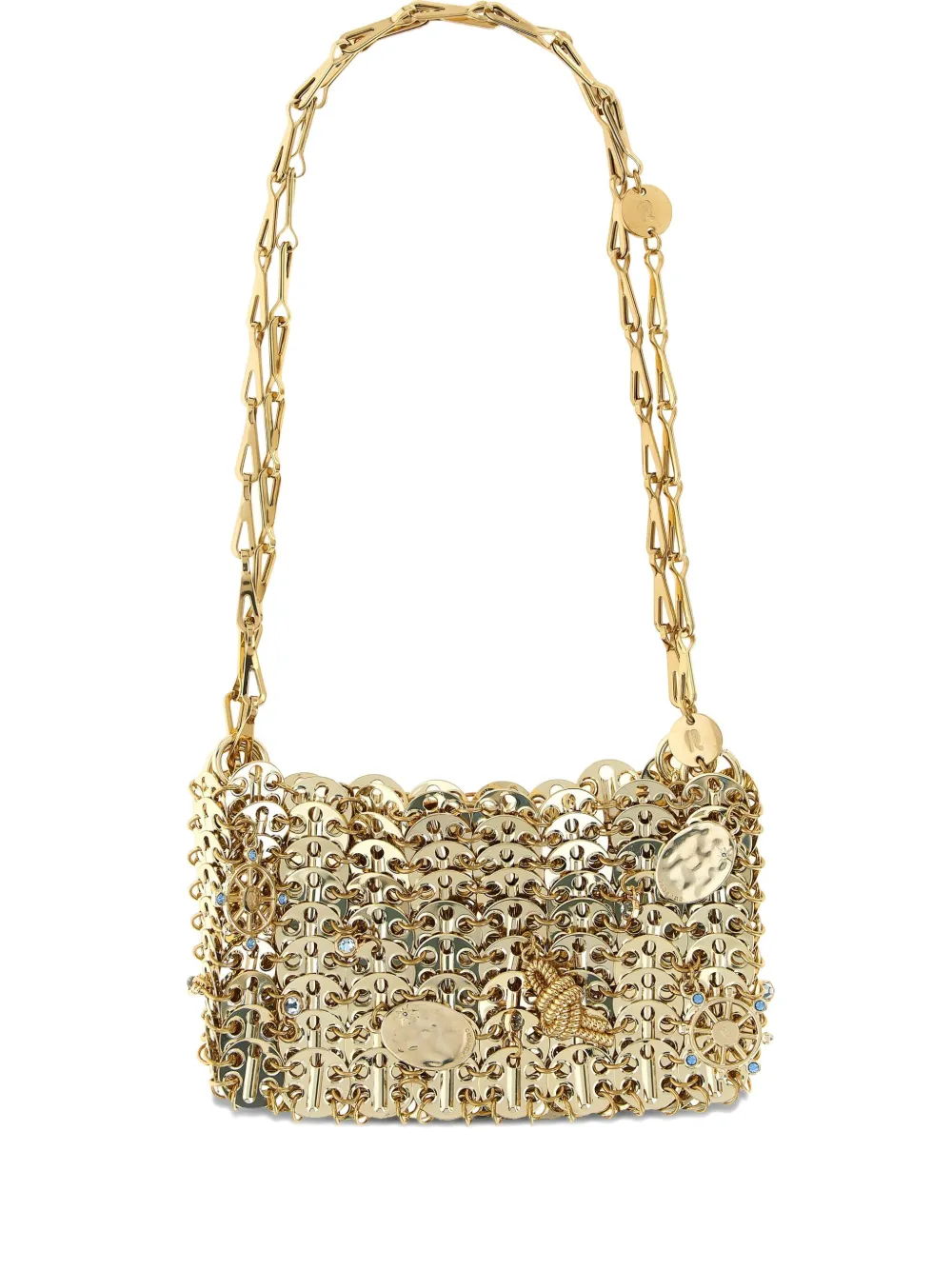 Rabanne 1969 metal-mesh mini bag | Gold | Image 1