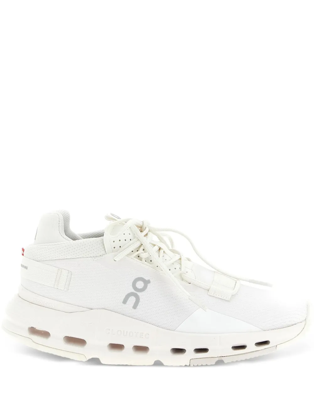 On Running Cloudnova 2 lace-up sneakers WHITE