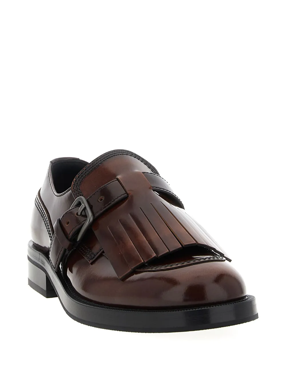 Church's Brown Leather Piper Monk Strap Shoes In Brown