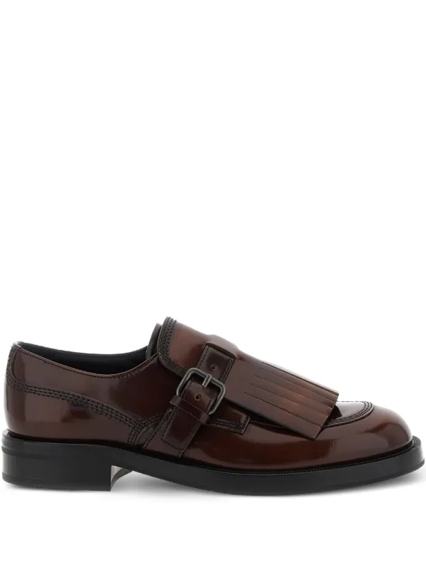Church's Fringe-detail Monk Shoes in Brown