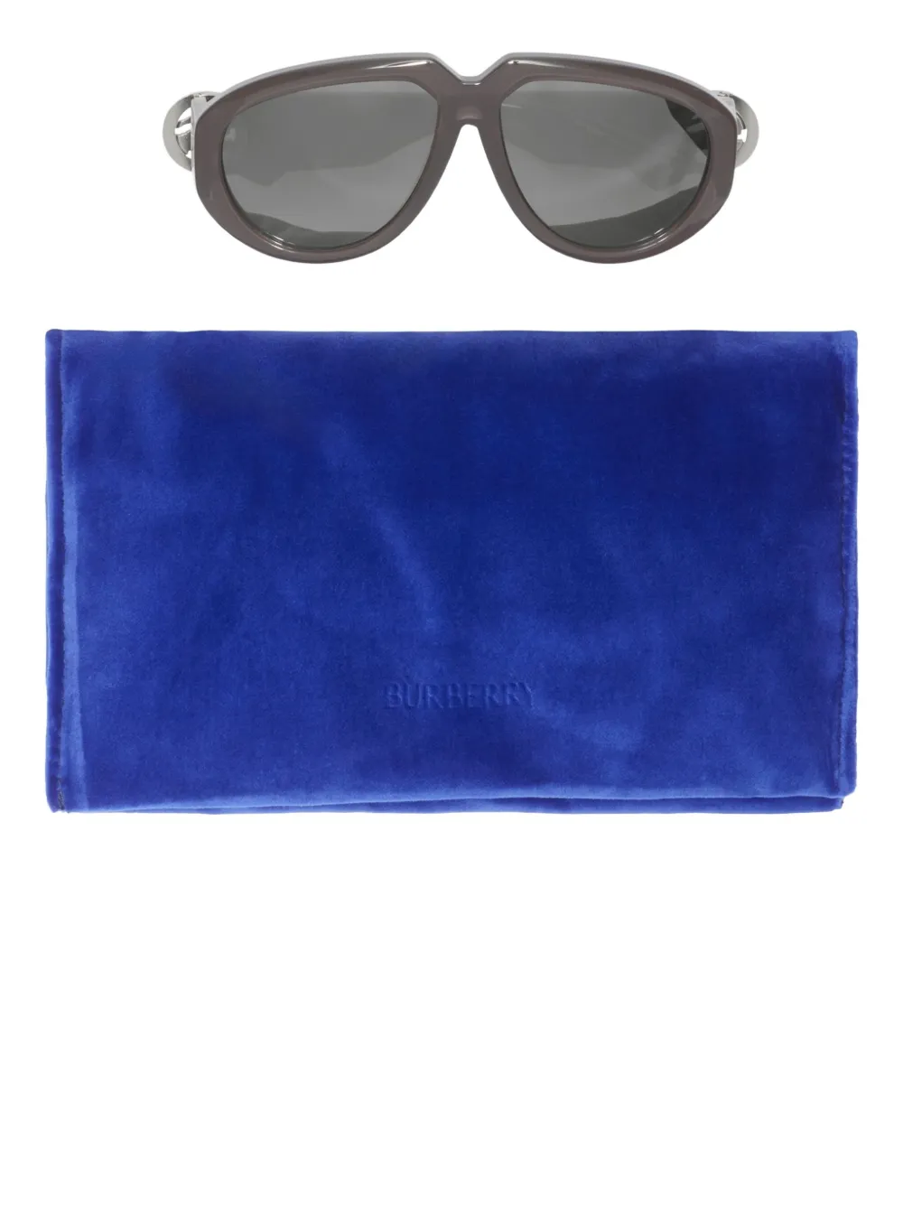 Burberry Eyewear Pilot Sunglasses In Gray