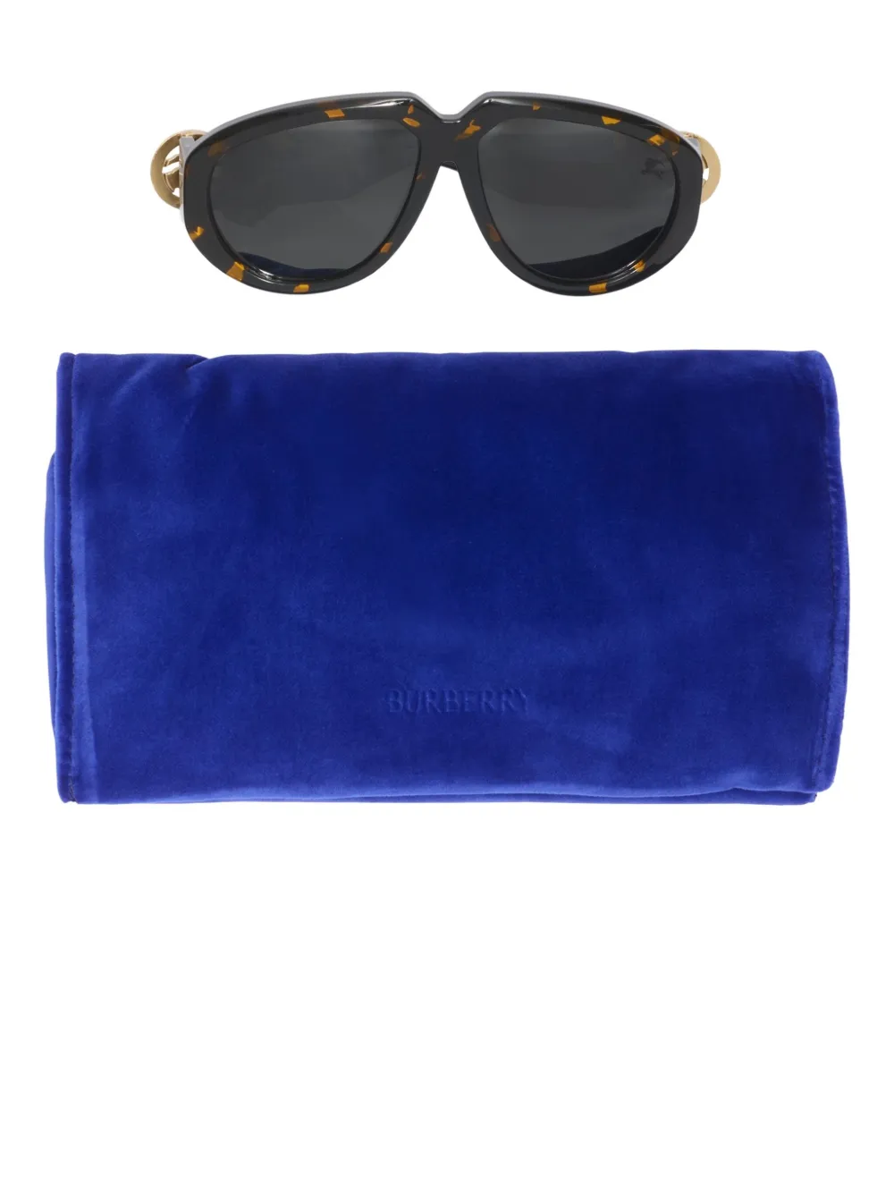 Burberry Eyewear Tortoiseshell-pattern Sunglasses In Multi